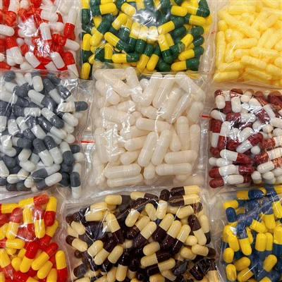 Dathaigh HPMC TiO2- Capsúil In Aisce